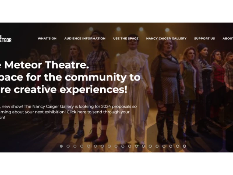 The Meteor Theatre Web Design