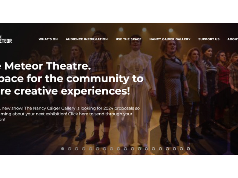 The Meteor Theatre Web Design