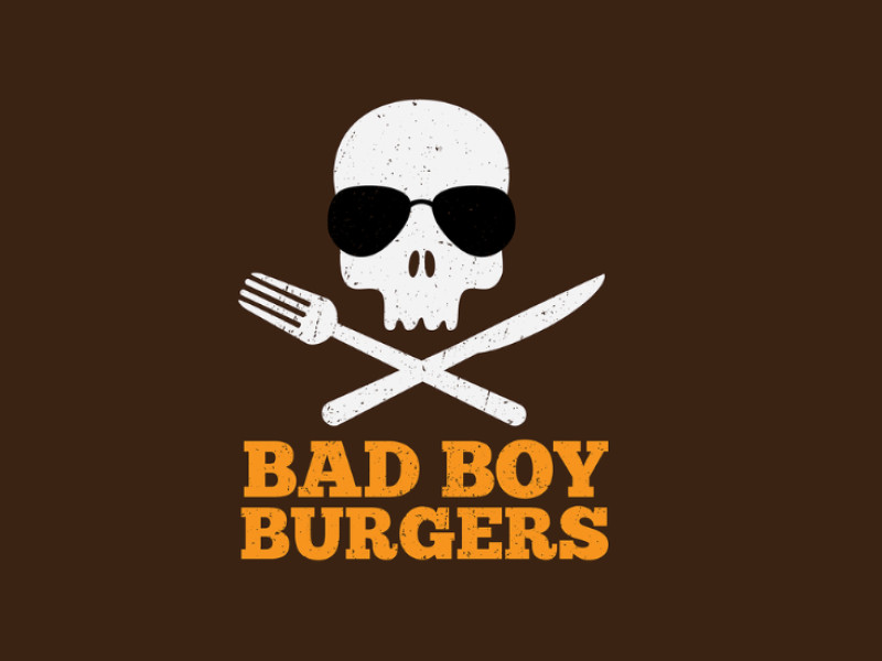 Bad Boy Burgers Logo Design
