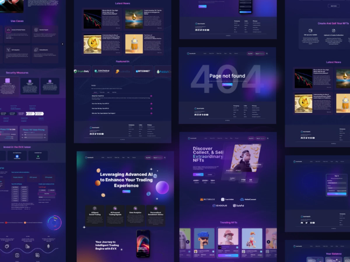 EuroVaultX Web Design
