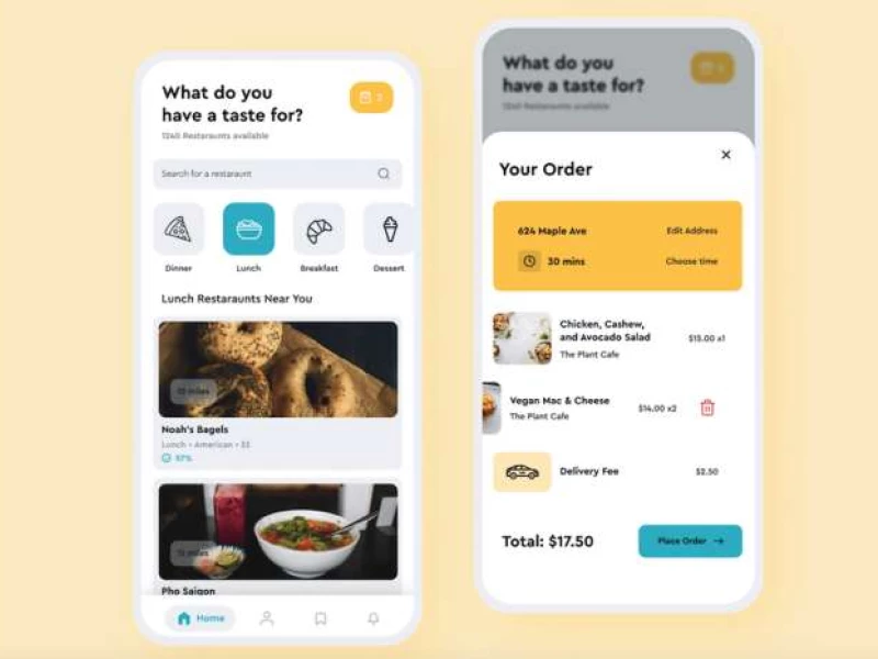Food Delivery App Design