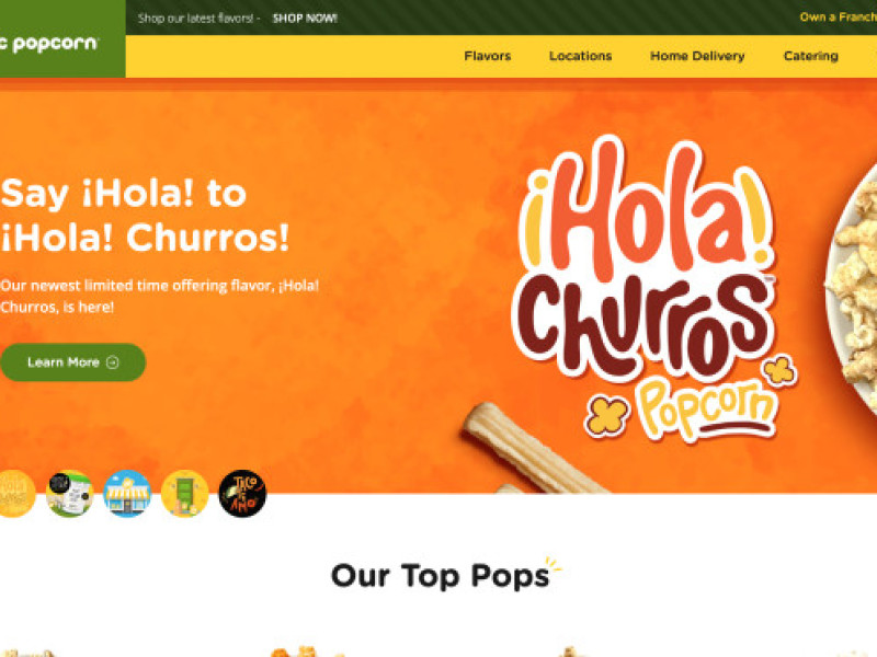 Doc Popcorn Website Design