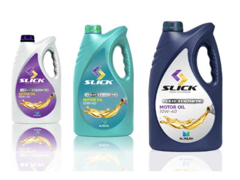 Slick Engine Oil Packaging Design