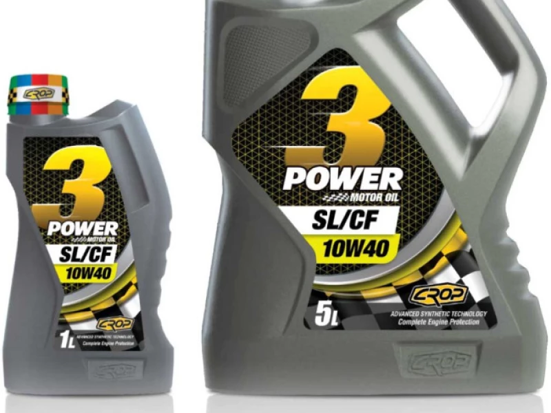 Power Engine Oil Packaging Design