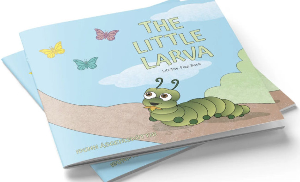 The Little Larva Print Design