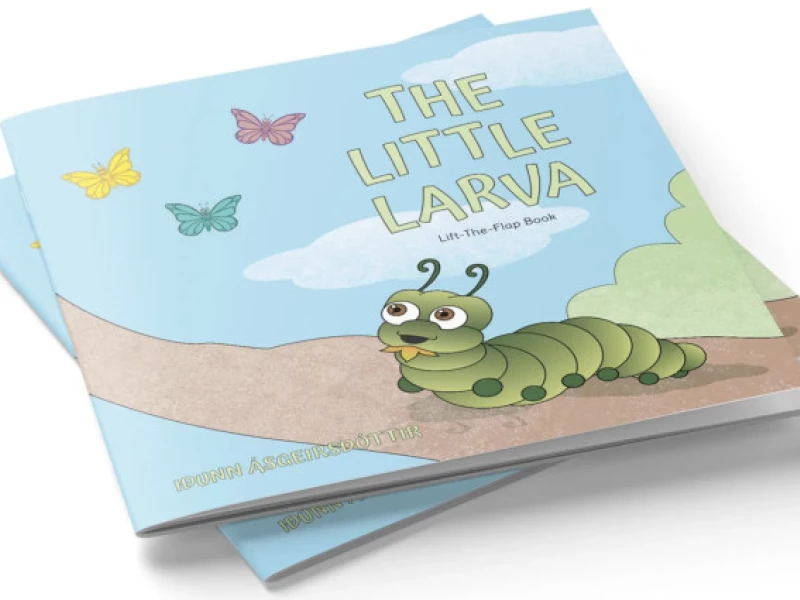 The Little Larva Print Design
