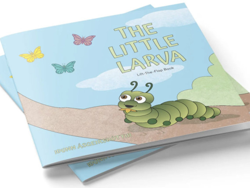 The Little Larva Print Design
