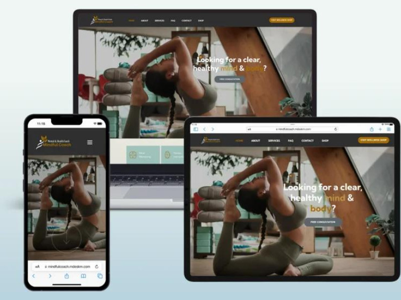 Mindful Coach Website Design