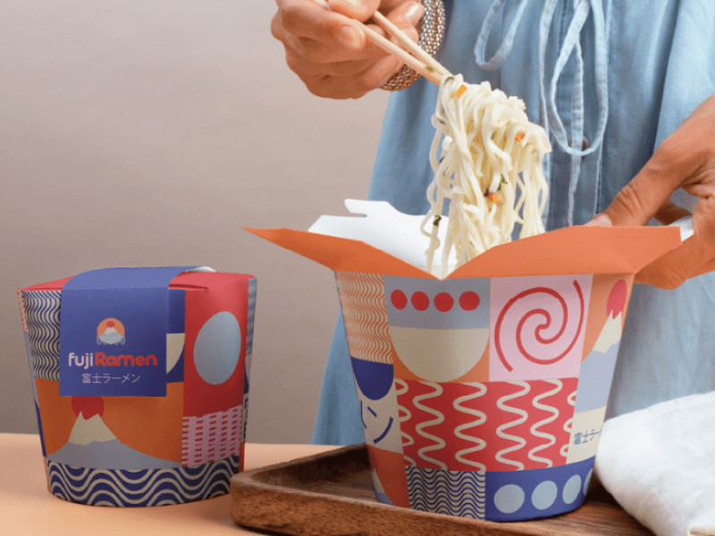 Fuji Ramen Packaging Design