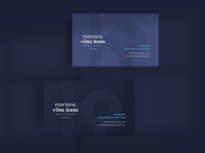 Mariana Vilas Boas Advocacia Print Design
