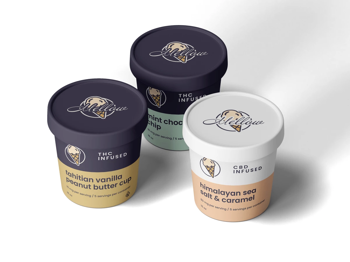 Mellow Ice Cream Corp Packaging Design