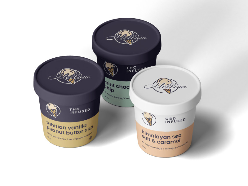 Mellow Ice Cream Corp Packaging Design