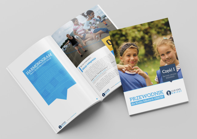 UNICEF Poland - Schools Club Brochure Print Design