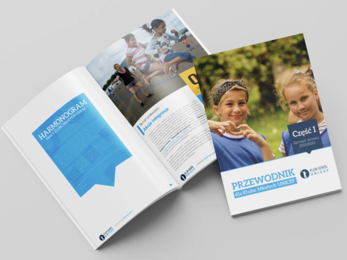 UNICEF Poland - Schools Club Brochure Print Design