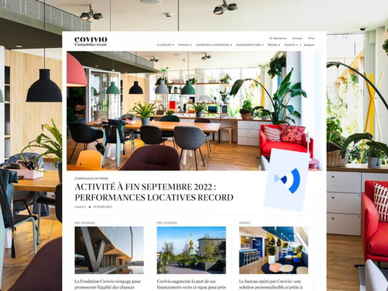 Covivio Website Design