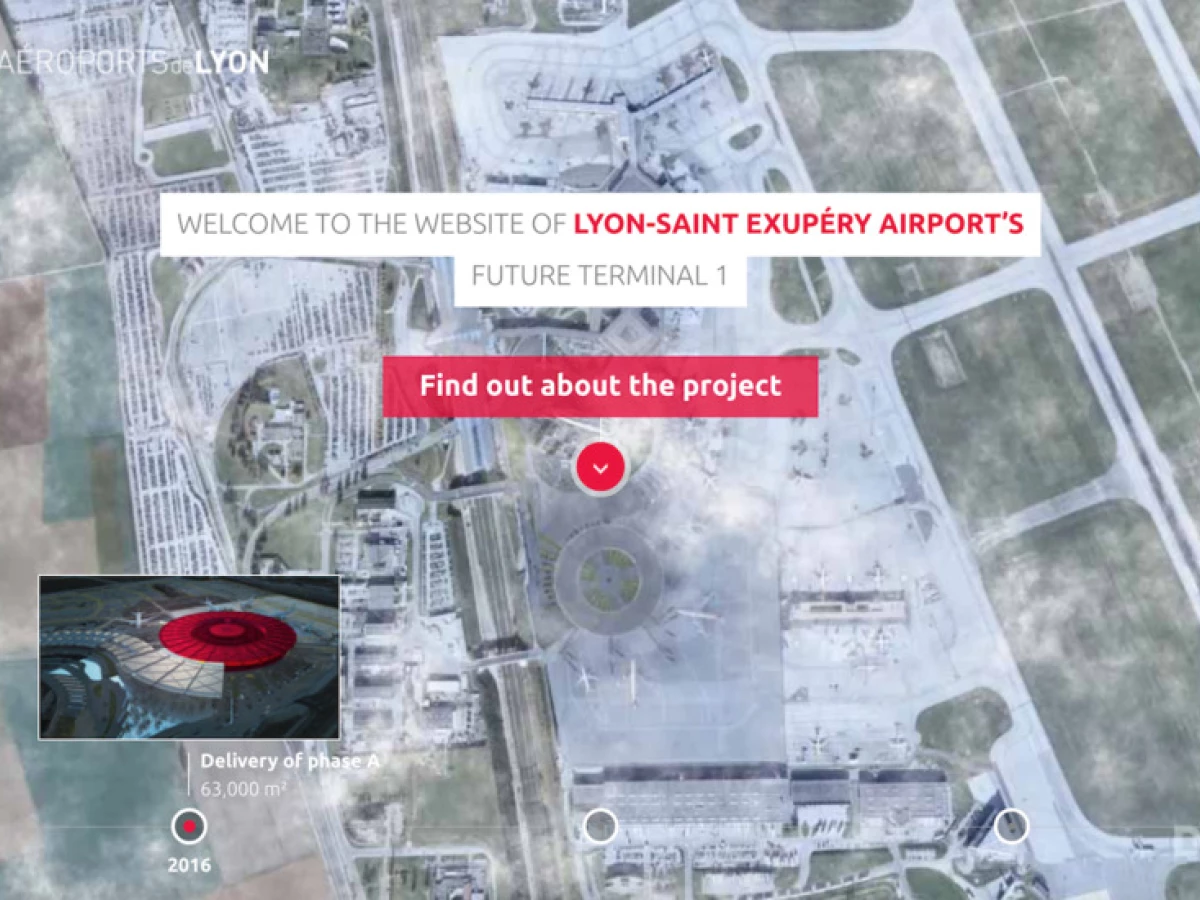 Lyon-Saint Exupery Airport Web Design Analysis