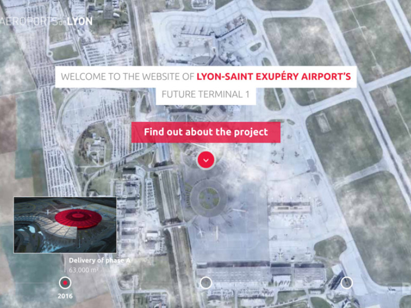 Lyon-Saint Exupery Airport Web Design Analysis