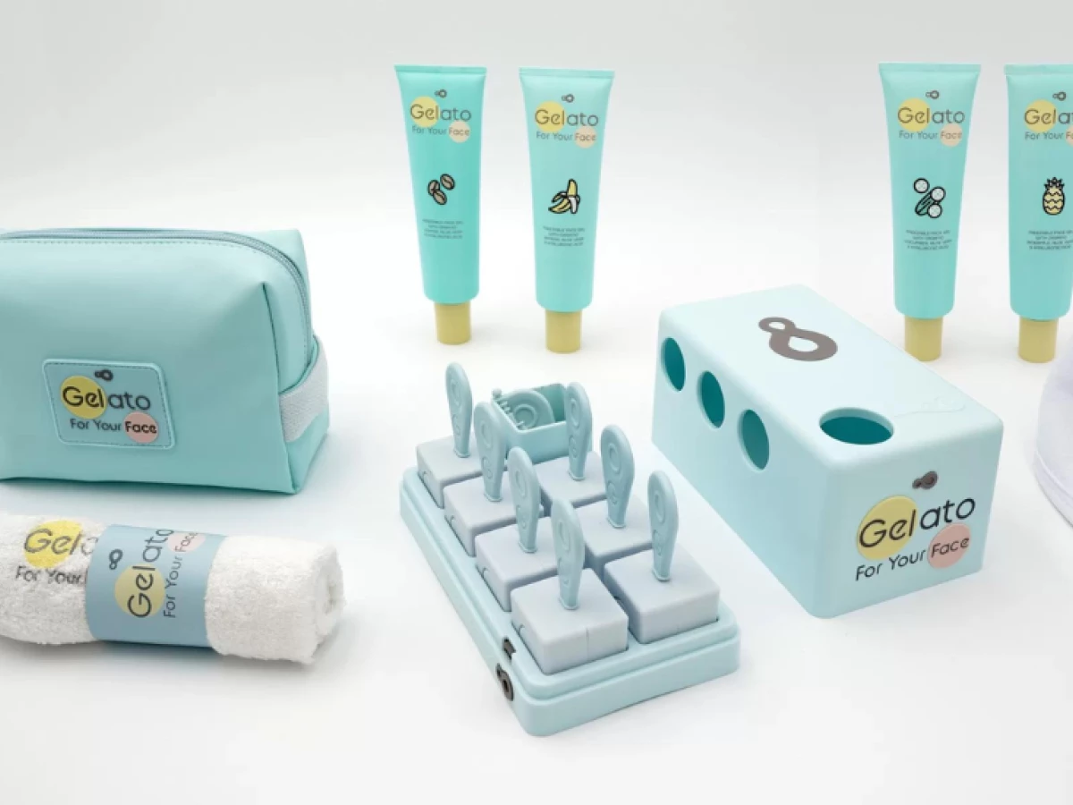 Gelato for Your Face Packaging Design