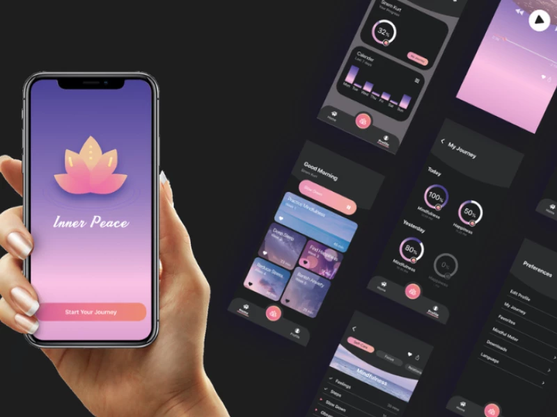 Inner Peace App Design