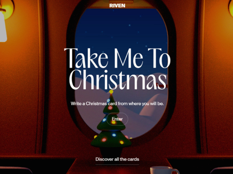 Take Me to Christmas Web Design