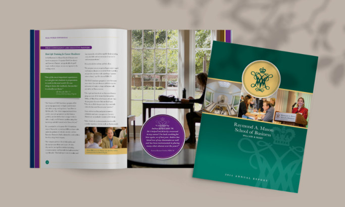 Raymond A. Mason School of Business Print Design