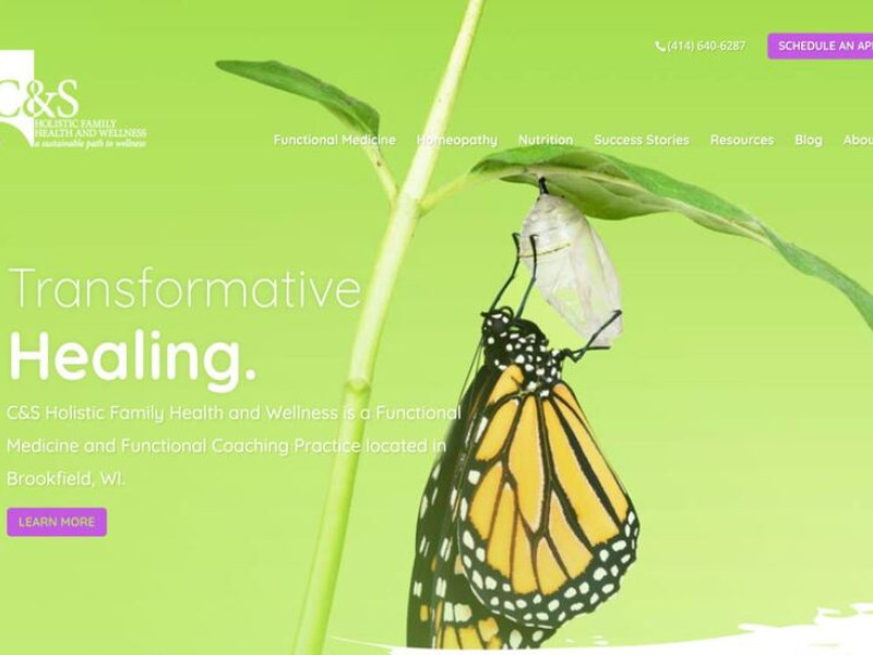 C&S Holistic Family Health & Wellness Website Design