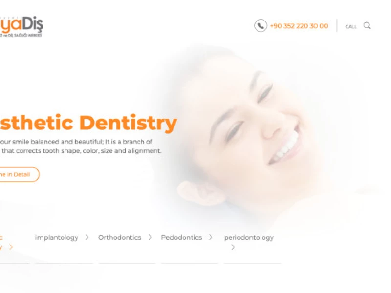 MayaDiş Website Design