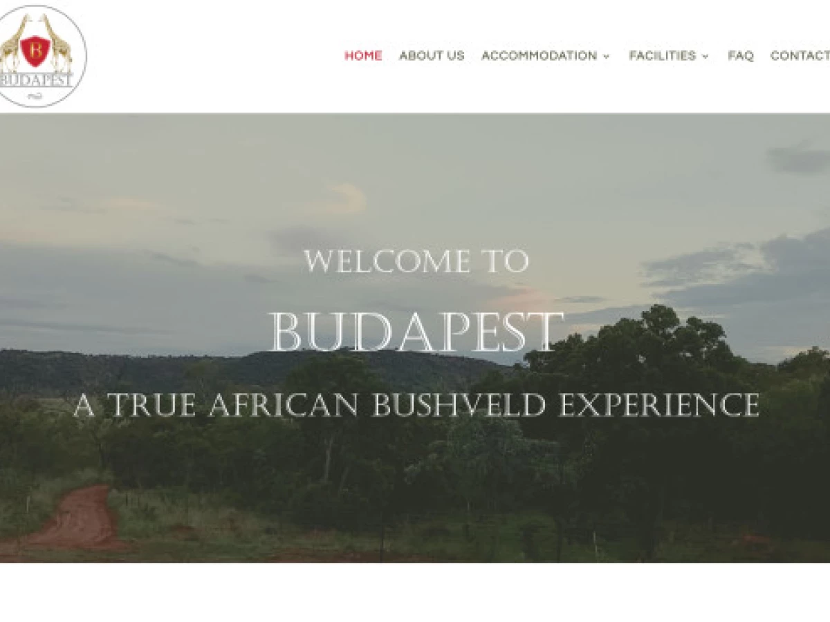 Budapest Game Farm Website Design