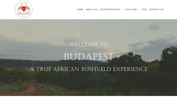 Budapest Game Farm Website Design