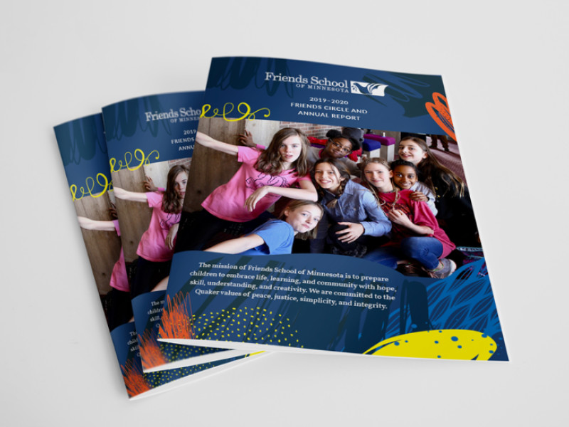 Friends School of Minnesota Print Design