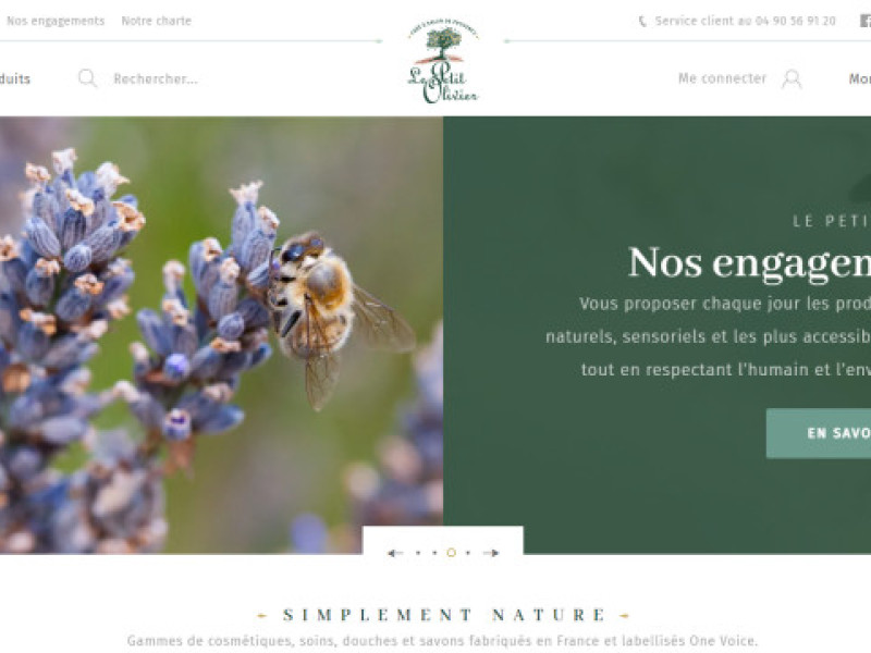 Le Petit Olivier Website Design