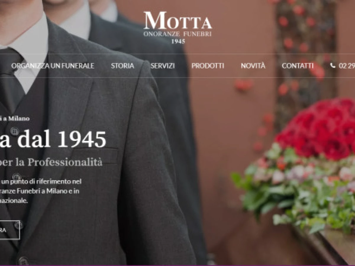 Impresa Motta Website Design