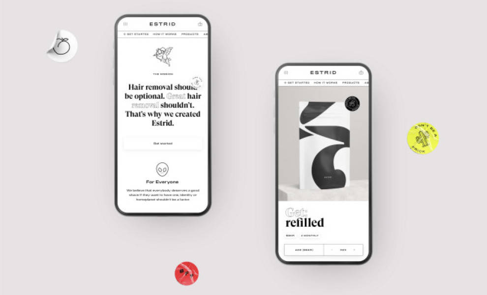 Estrid Website Design