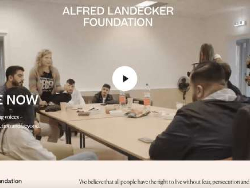 Alfred Landecker Foundation Website Design