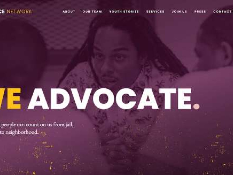 Youth Justice Network Website Design