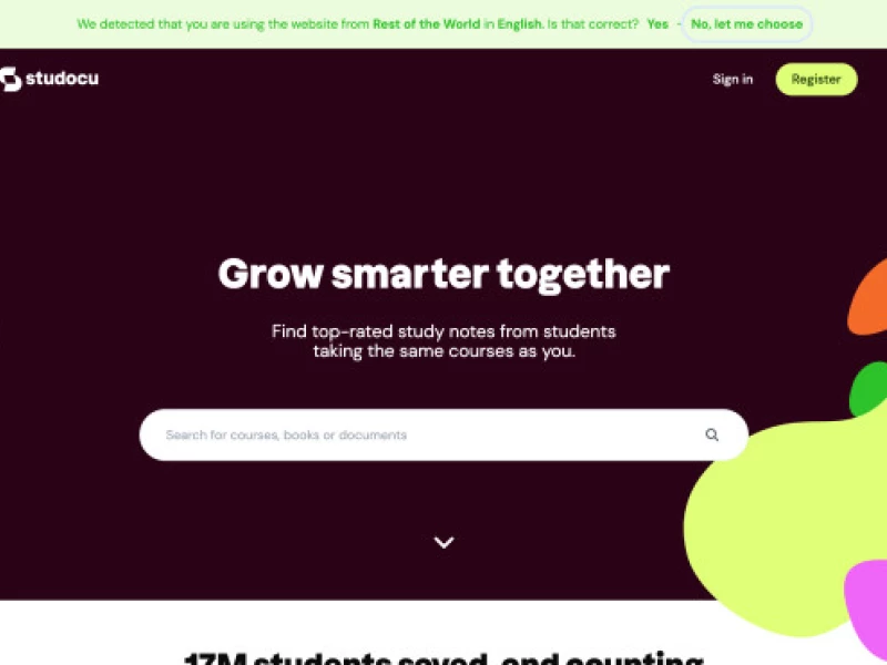 StuDocu Website Design