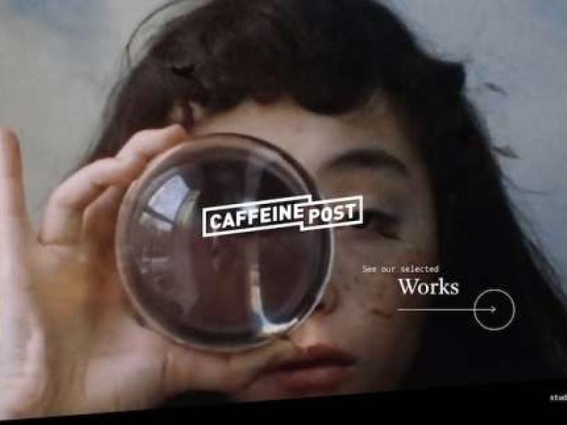 Caffeine Post Website Design