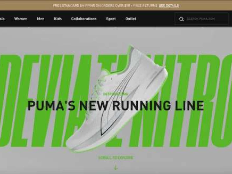 PUMA NITRO Experience Website Design