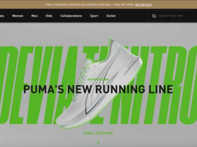 PUMA NITRO Experience Website Design
