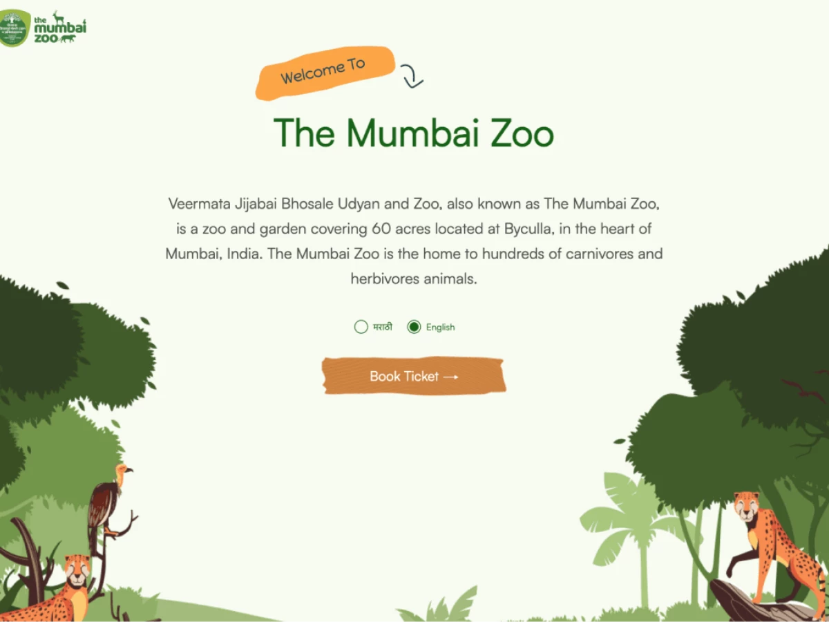 BMC's The Mumbai Zoo Web Design