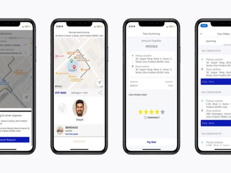 Ambulance App App Design