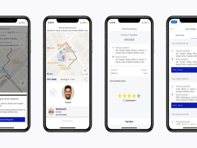 Ambulance App App Design