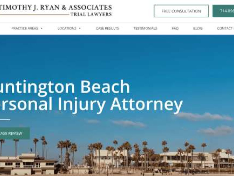 Timothy J. Ryan & Associates Website Design