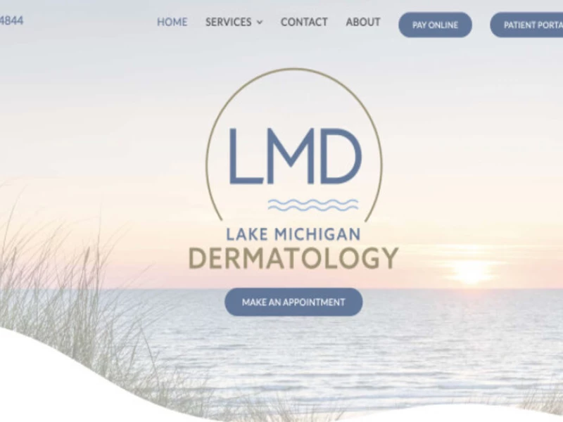 Lake Michigan Dermatology Website Design Analysis