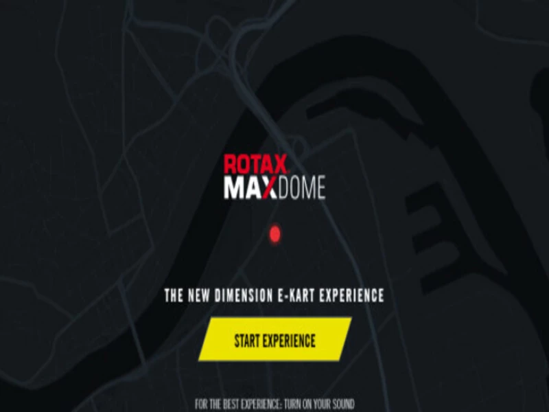 Rotax MAX Dome Experience Website Design Analysis