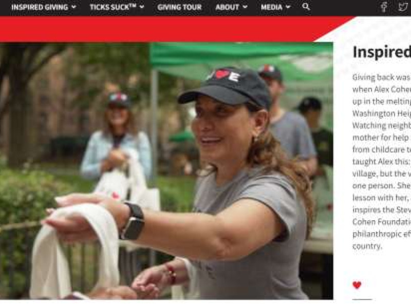 Steven and Alexandra Cohen Foundation Website Design