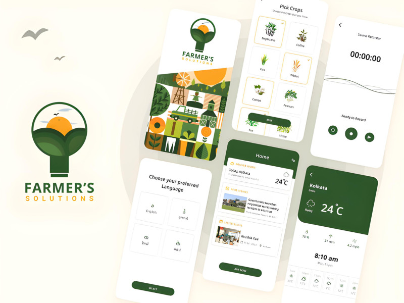 Farmer's Solutions App Design
