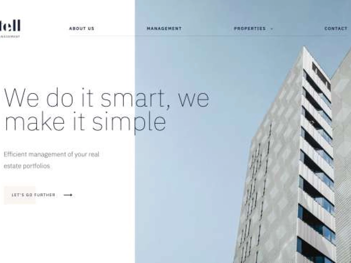 Castell Management Website Design
