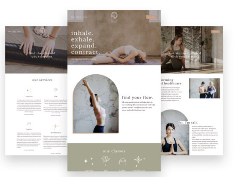 Rising Sun Yoga Studio Website Design Analysis