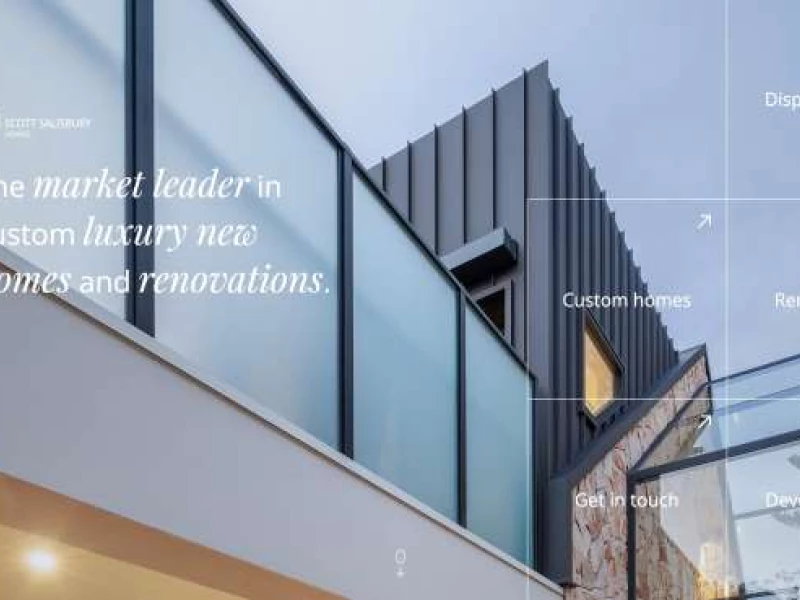 Scott Salisbury Homes Website Design